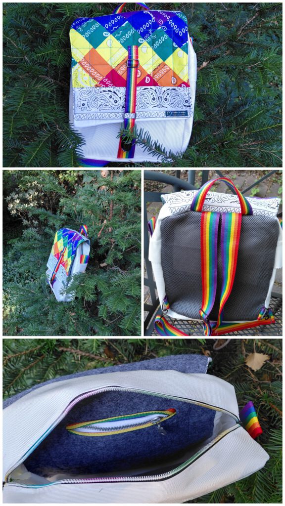 craftedtoenjoy 2026 rucksack rainbow