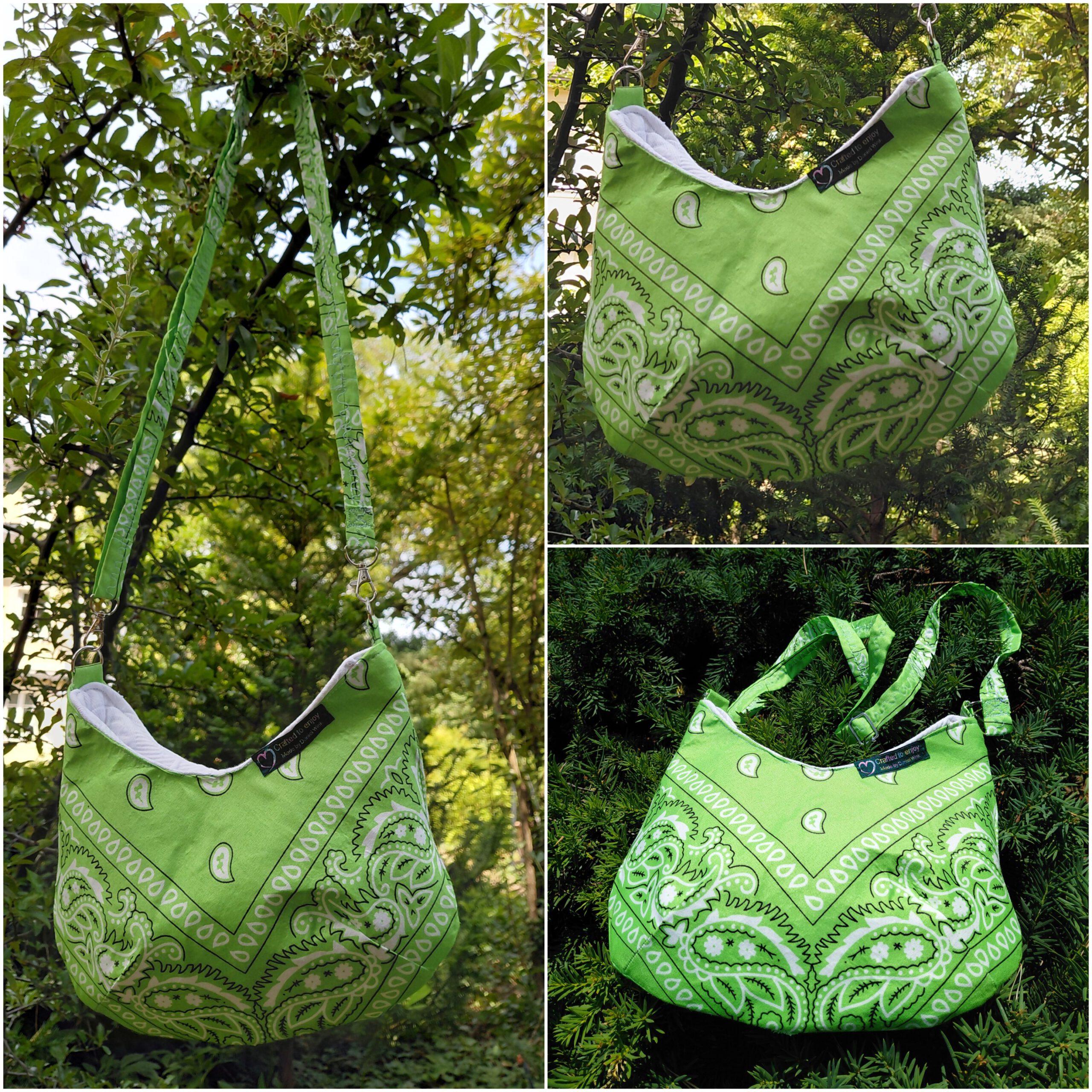 Auch aus Bandanas lassen sich Taschen fertigen.